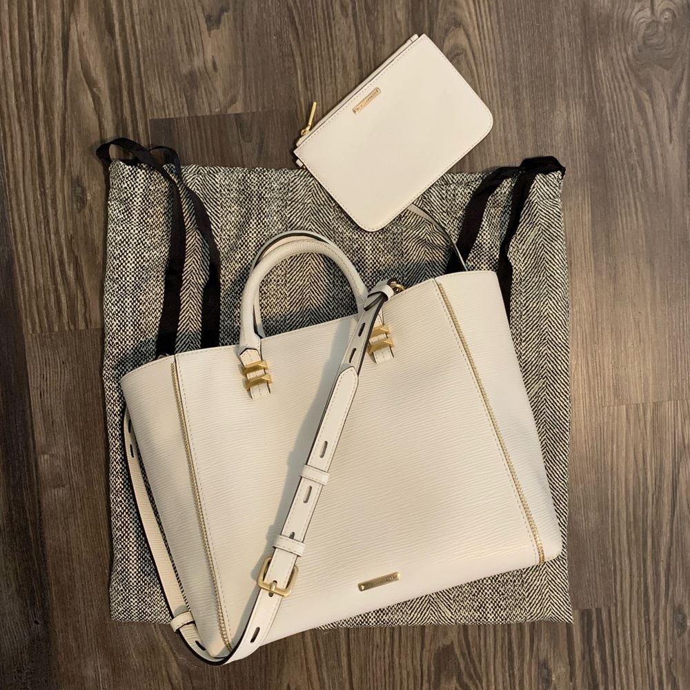 Rebecca Minkoff White Mini Perry Tote